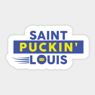 Saint Puckin Louis Sticker